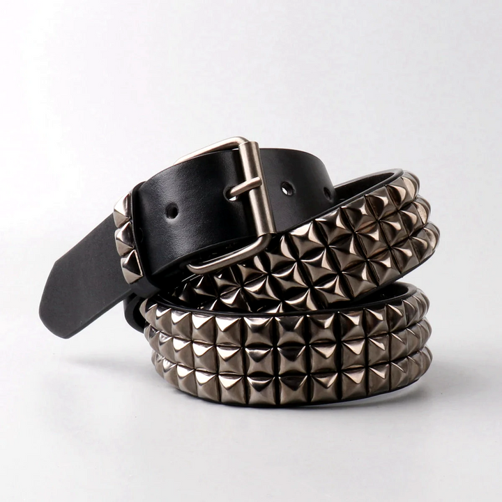 Rebel Studded Leather Belt