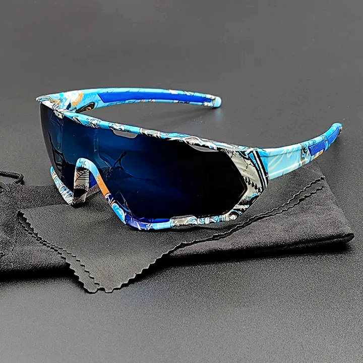 Vibrant Cycling Sports Sunglasses