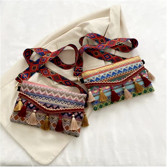 Tassara Boho Crossbody Bag