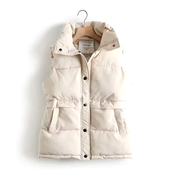 Timfeayio Satin Puffer Vest