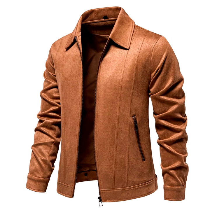 Verdant Suede Trucker Jacket