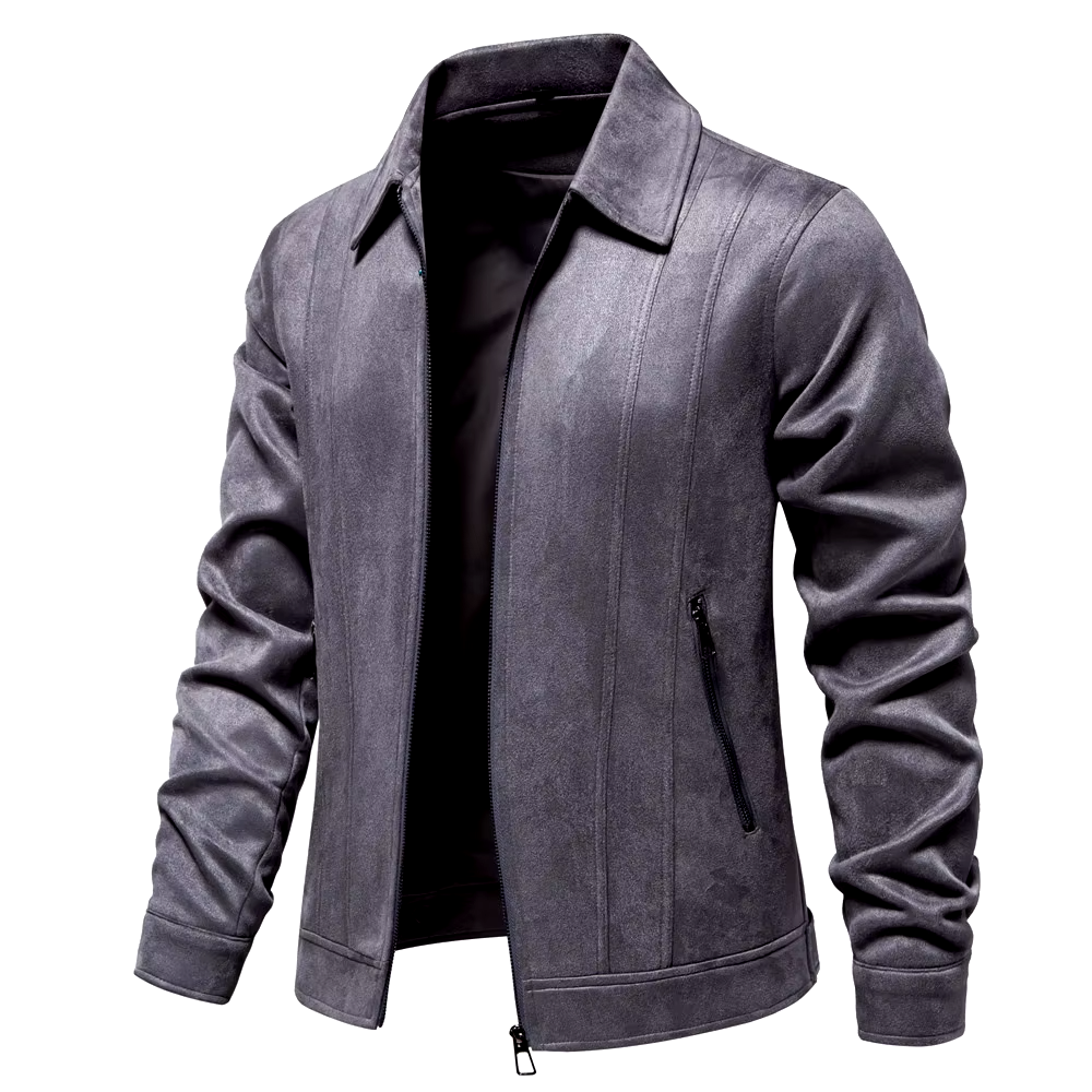 Verdant Suede Trucker Jacket