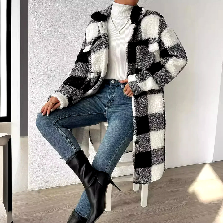 Verona Plaid Coat
