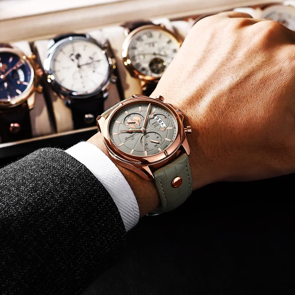 BOEDAGAR ELEGANT CHRONOGRAPH WATCH