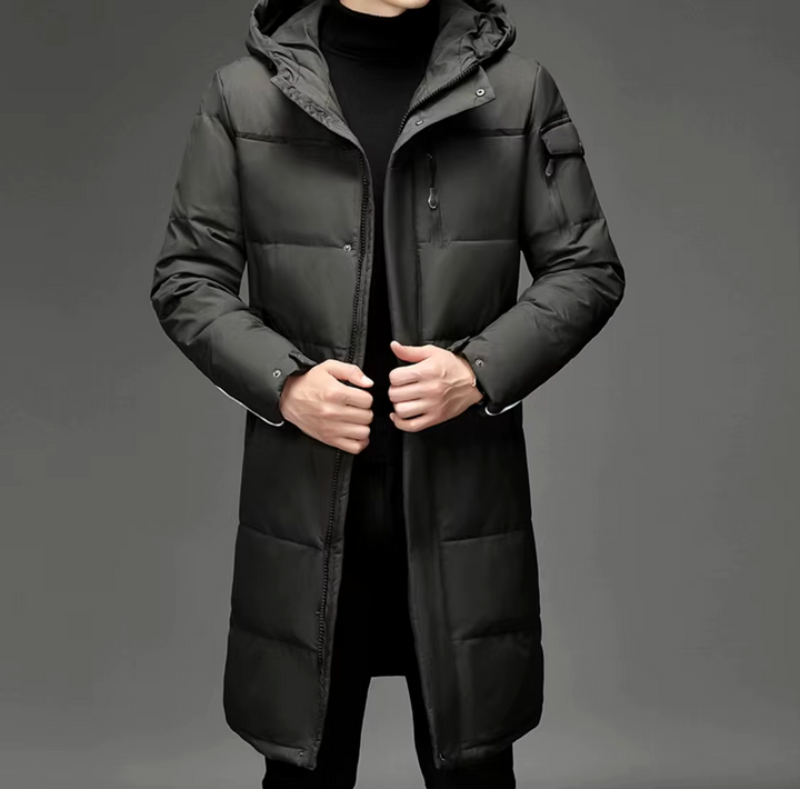 Wayne Long Quilted Parka Jacket