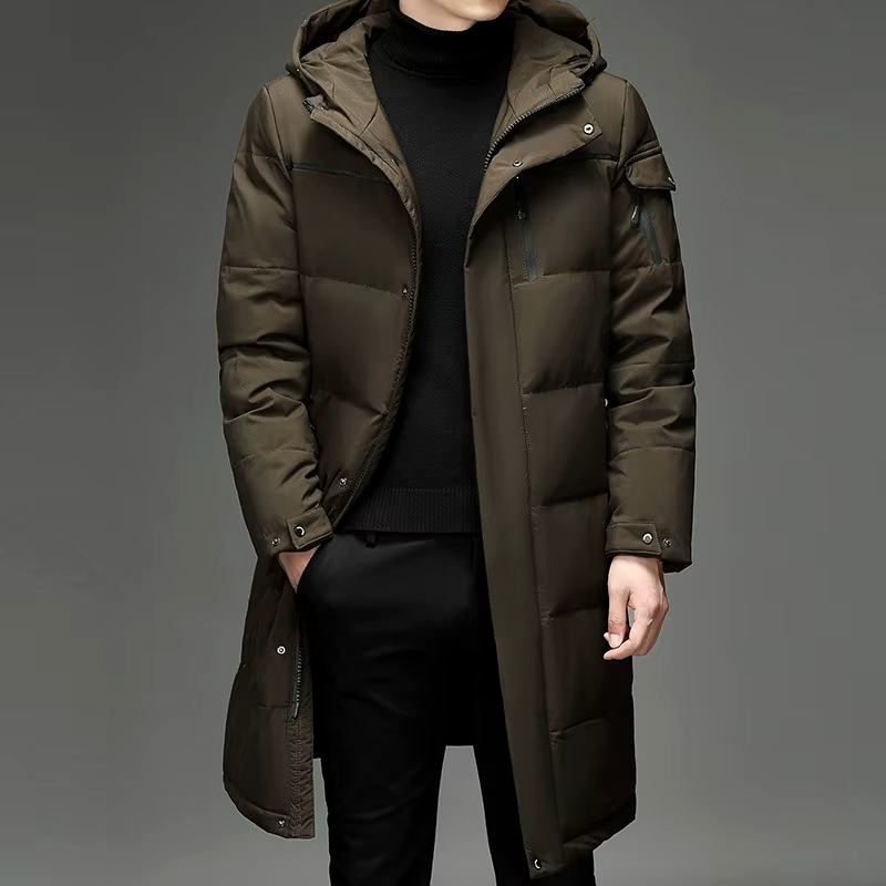 Wayne Long Quilted Parka Jacket