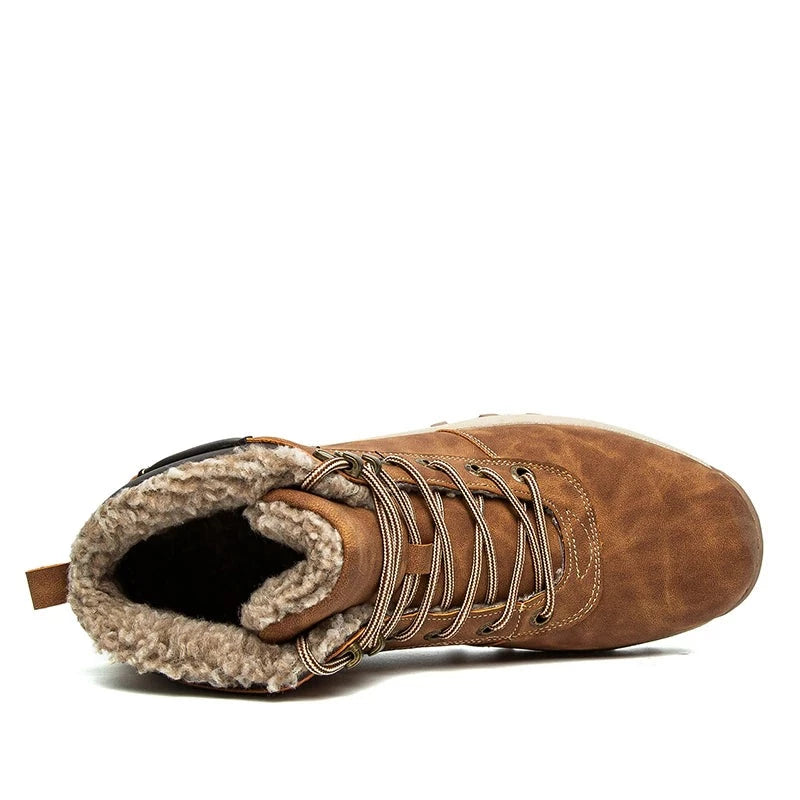 FrostGuard Men’s Plush Fleece Ankle Boots