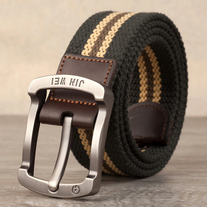 LuxeBraided Men Leisure Canvas Belt