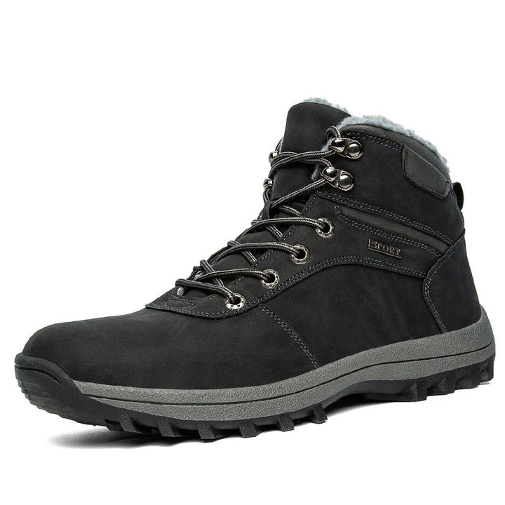 FrostGuard Men’s Plush Fleece Ankle Boots