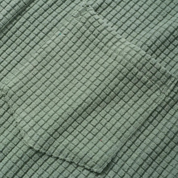 Waffle Textured Knit Polo Shirt