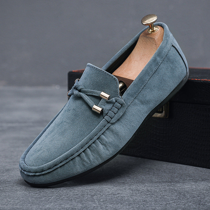 Kiltie Suede Loafers for Men