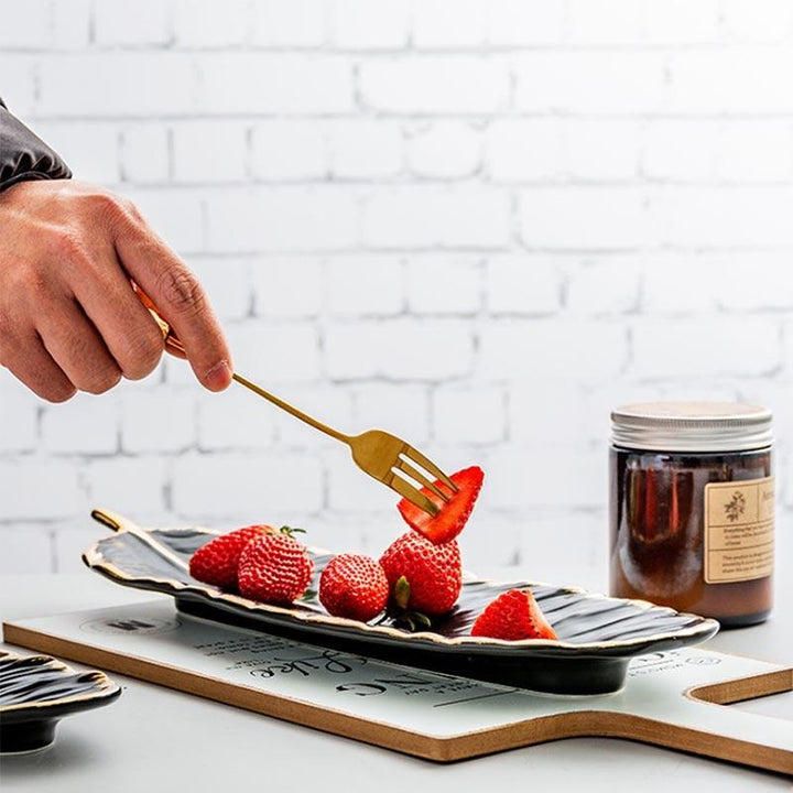 Michael Gold Feather Plate