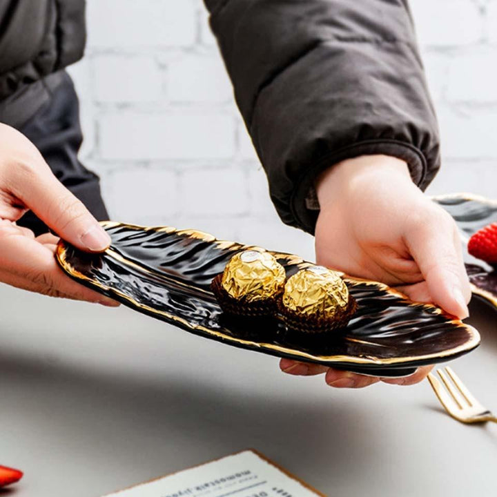 Michael Gold Feather Plate