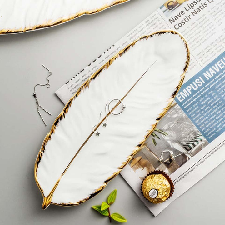 Michael Gold Feather Plate